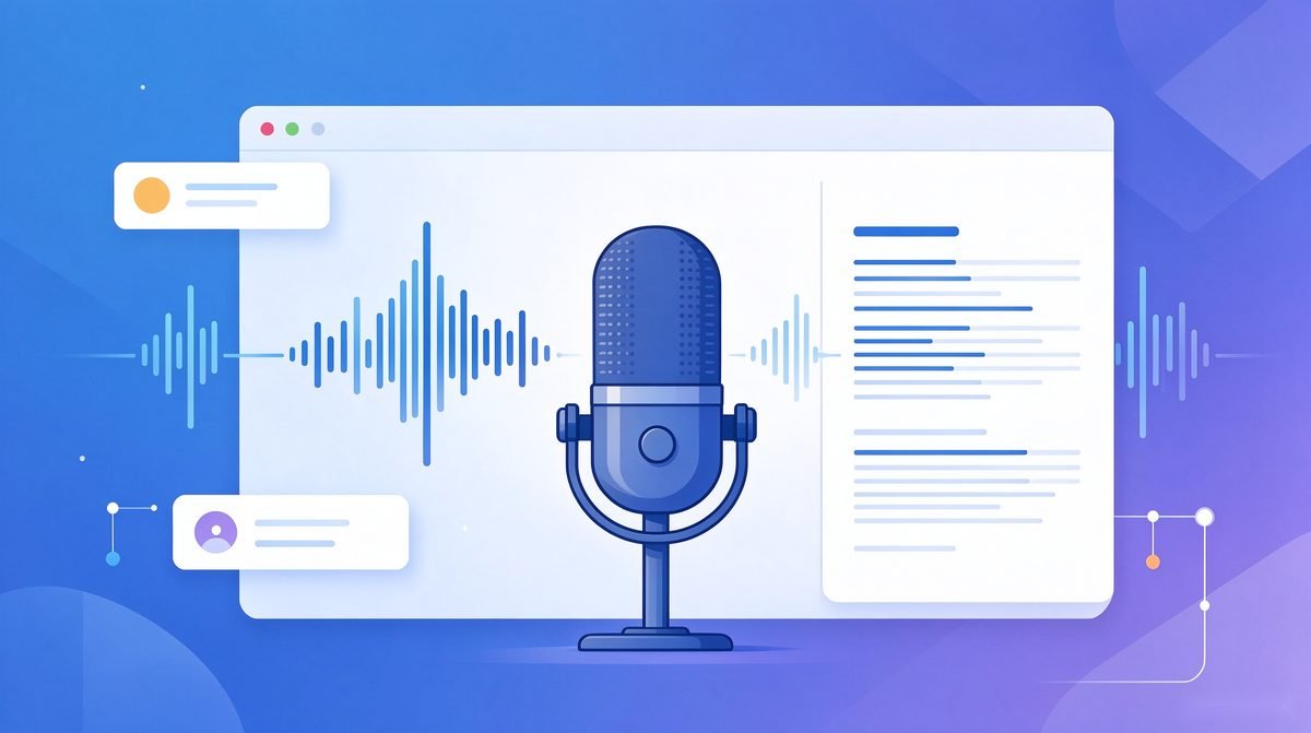 podcast audio to clean transcripts